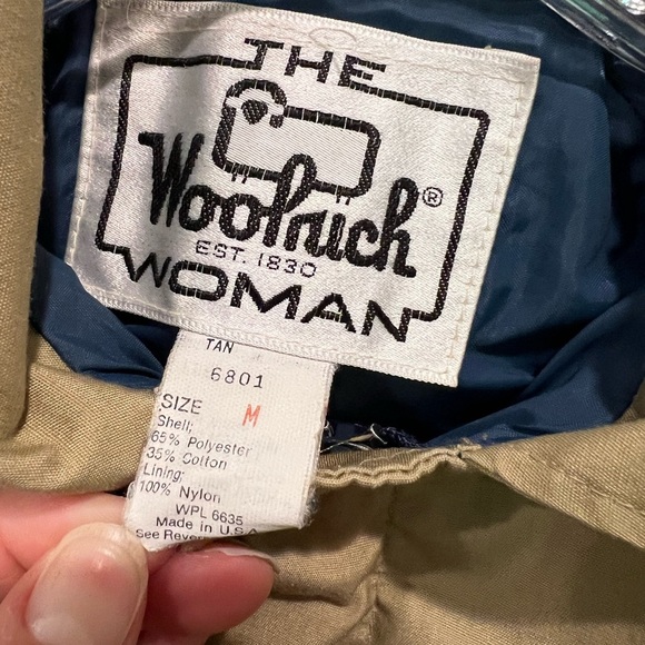 Women’s Vintage Tan Woolrich Jacket Size M - Picture 11 of 15
